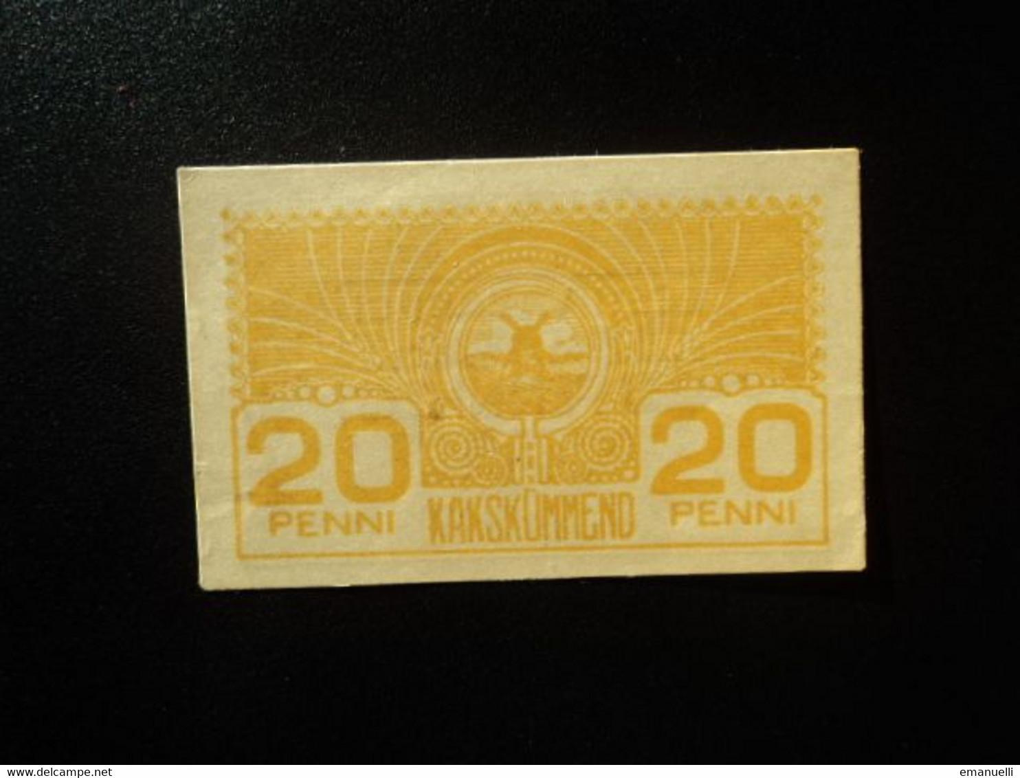 ESTONIE * : 20 PENNI   ND 1919    P 41a      SPL ** - Estland