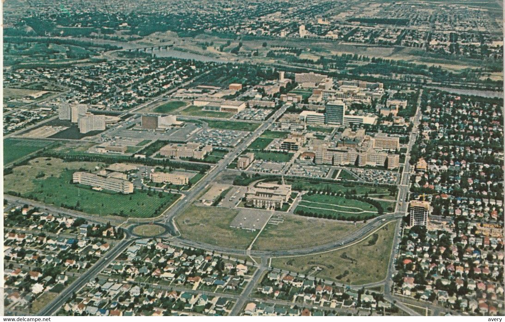 Aerial View Of The Edmonton Campus University Of Alberta, Edmonton, Alberta - Edmonton