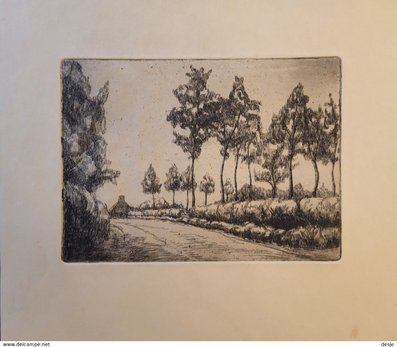 Weg Naar Huis Door Rik Keuterickx (1907-1974) - Etchings