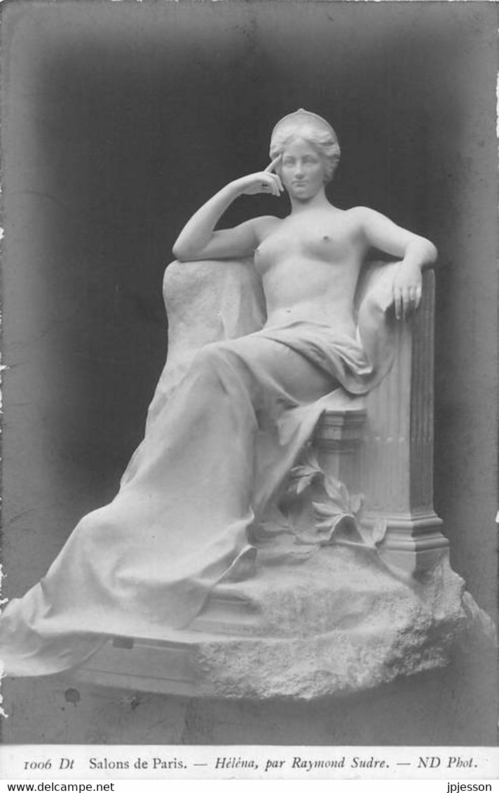 ART - SCULPTURE - RAYMOND SUDRE - HELENA - NU FEMININ - SALONS DE PARIS - Sculptures