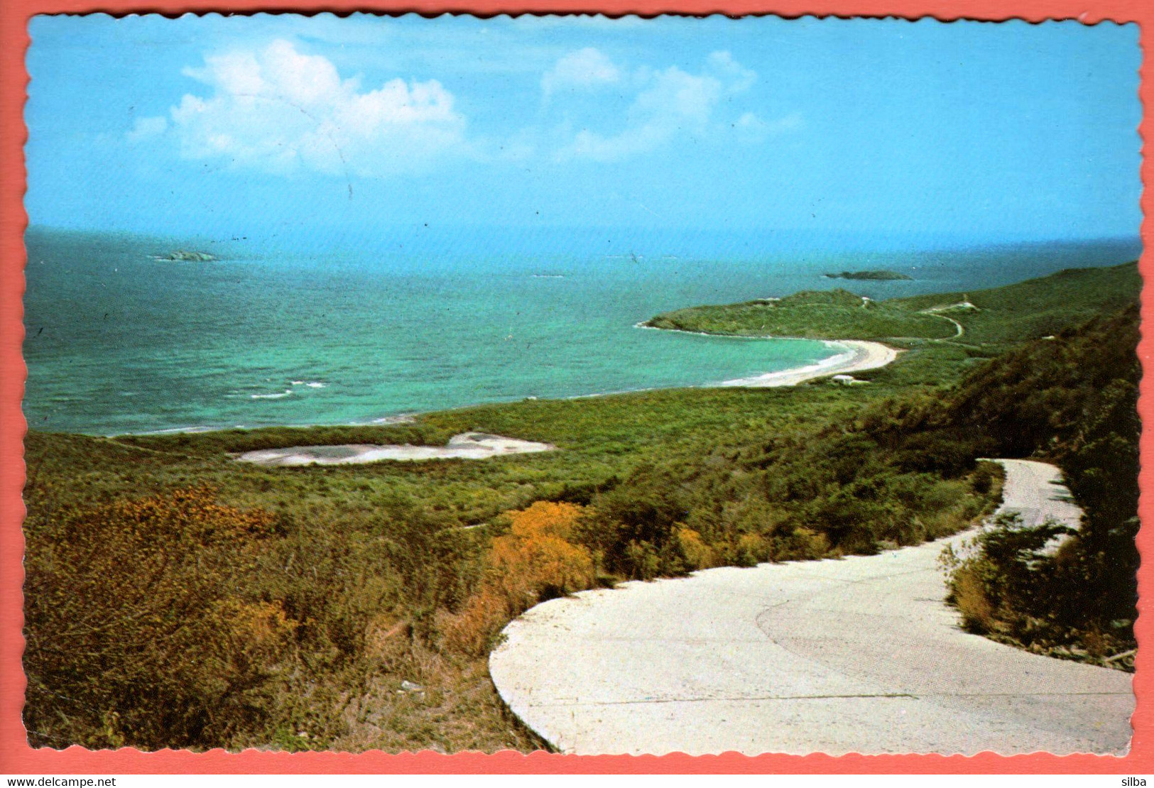 Netherlands Antilles 1978 Saint Martin, Sint Maarten, Atlantic Coast From Oyster Pond Estate, Panorama - Saint-Martin