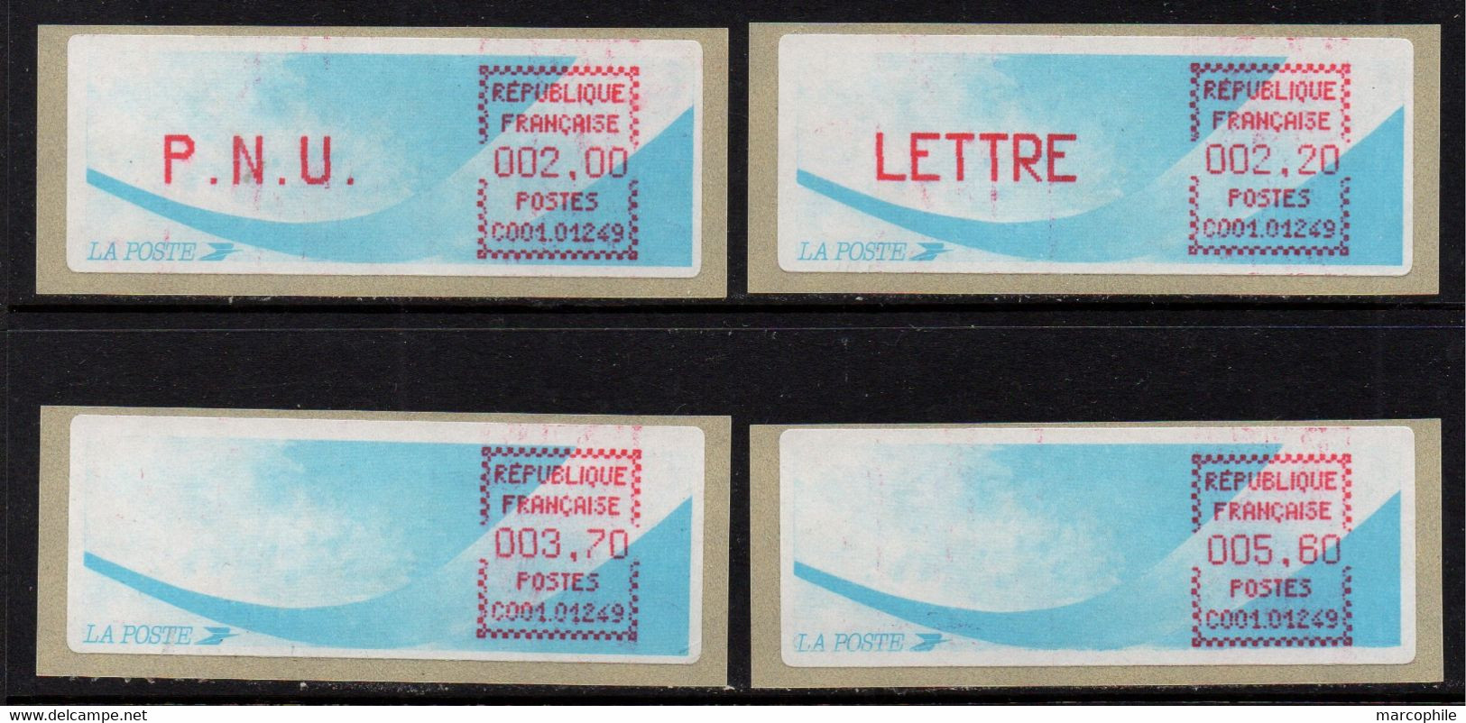 LSA TYPE COMETE - MIRIBEL C001 01249 / PNU - LETTRE - 3.70 - 5.60 / ATM (ref 9241F) - 1988 « Comète »