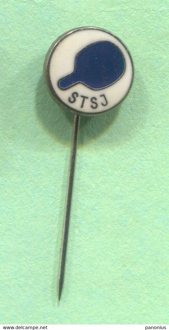 Table Tennis Tischtennis Ping Pong - STSJ Yugoslavia Federation Association, Vintage Pin  Badge Abzeichen, Enamel - Tennis De Table