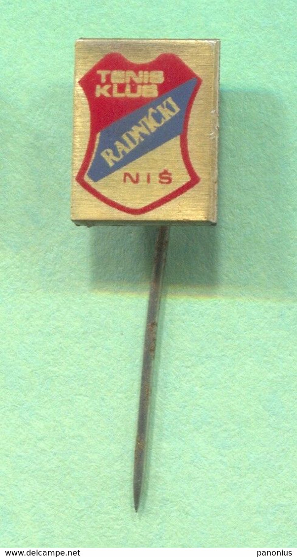 Table Tennis Tischtennis Ping Pong - TK Radnički Niš Serbia, Vintage Pin  Badge Abzeichen - Tennis De Table