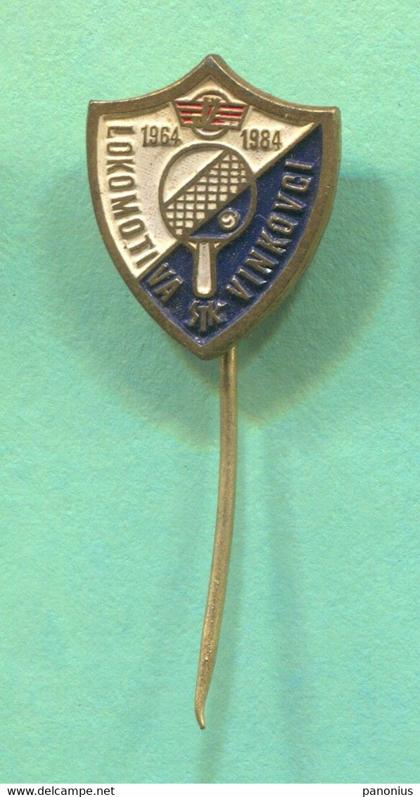 Table Tennis Tischtennis Ping Pong - STK Lokomotiva Vinkovci Croatia, Vintage Pin  Badge Abzeichen - Tennis De Table