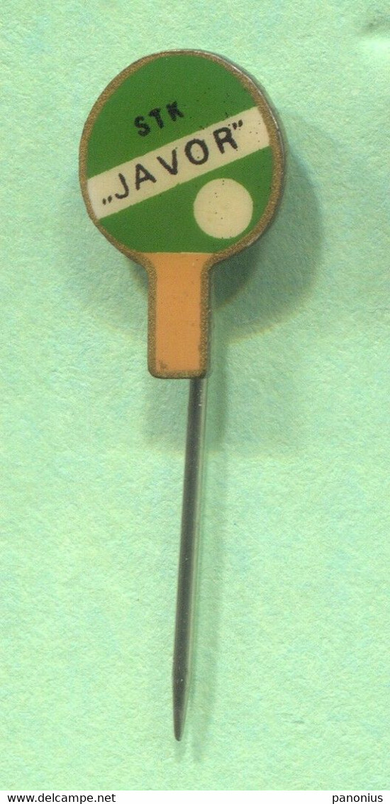 Table Tennis Tischtennis Ping Pong - STK Javor Ivanjica Serbia, Vintage Pin  Badge Abzeichen - Tennis De Table