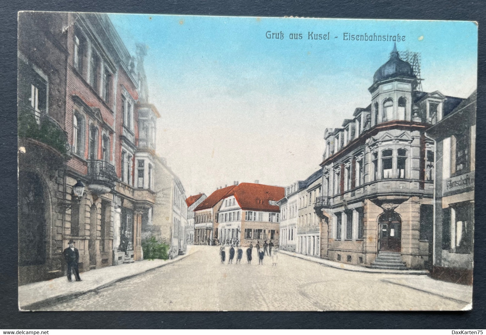 Gruss Aus Kusel/ Eisenbahnstrasse Ca. 1920 - Kusel