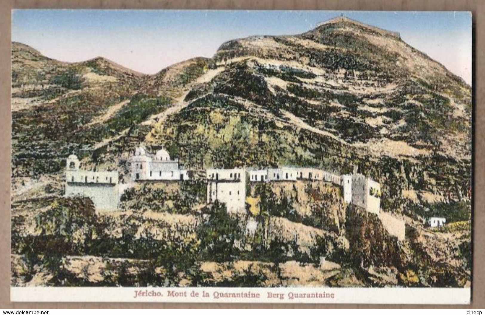 CPA PALESTINE - JERICHO - Mont De La Quarantaine - Berg Quarantaine - TB PLAN Habitations Maisons - Palestine