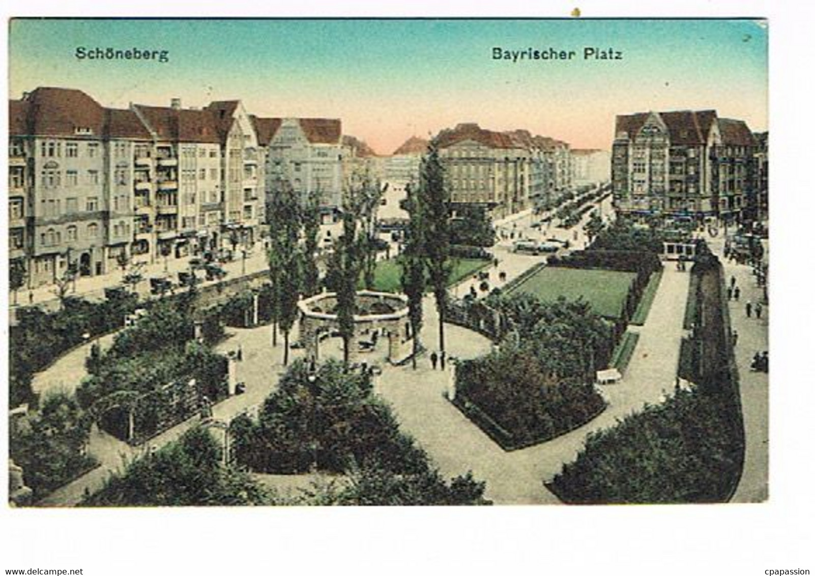 BERLIN SCHÖNEBERG -  CPA Bayrischer Platz - Circulèe 1912   - PAYPAL FREE - Schöneberg