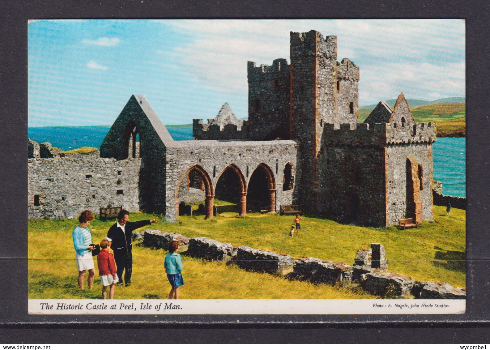 ISLE OF MAN - Peel Castle Unused  Postcard As Scans - Isle Of Man