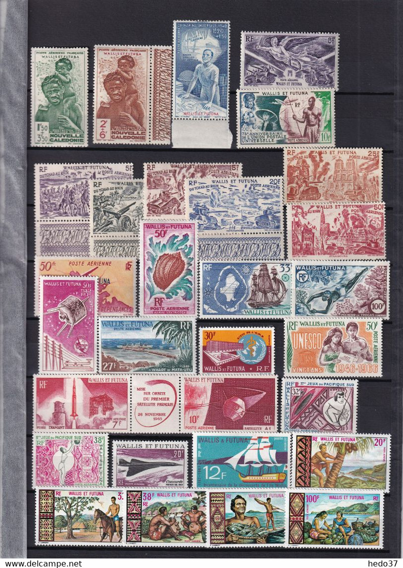 Wallis Et Futuna Poste Aérienne Entre N°1/125 - Timbres Neufs * Avec Charnière - TB - Lots & Serien