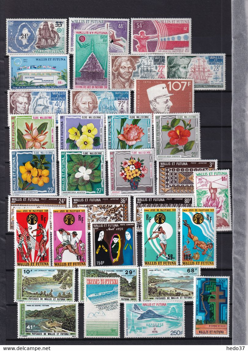 Wallis Et Futuna Poste Aérienne Entre N°1/125 - Timbres Neufs * Avec Charnière - TB - Collections, Lots & Séries