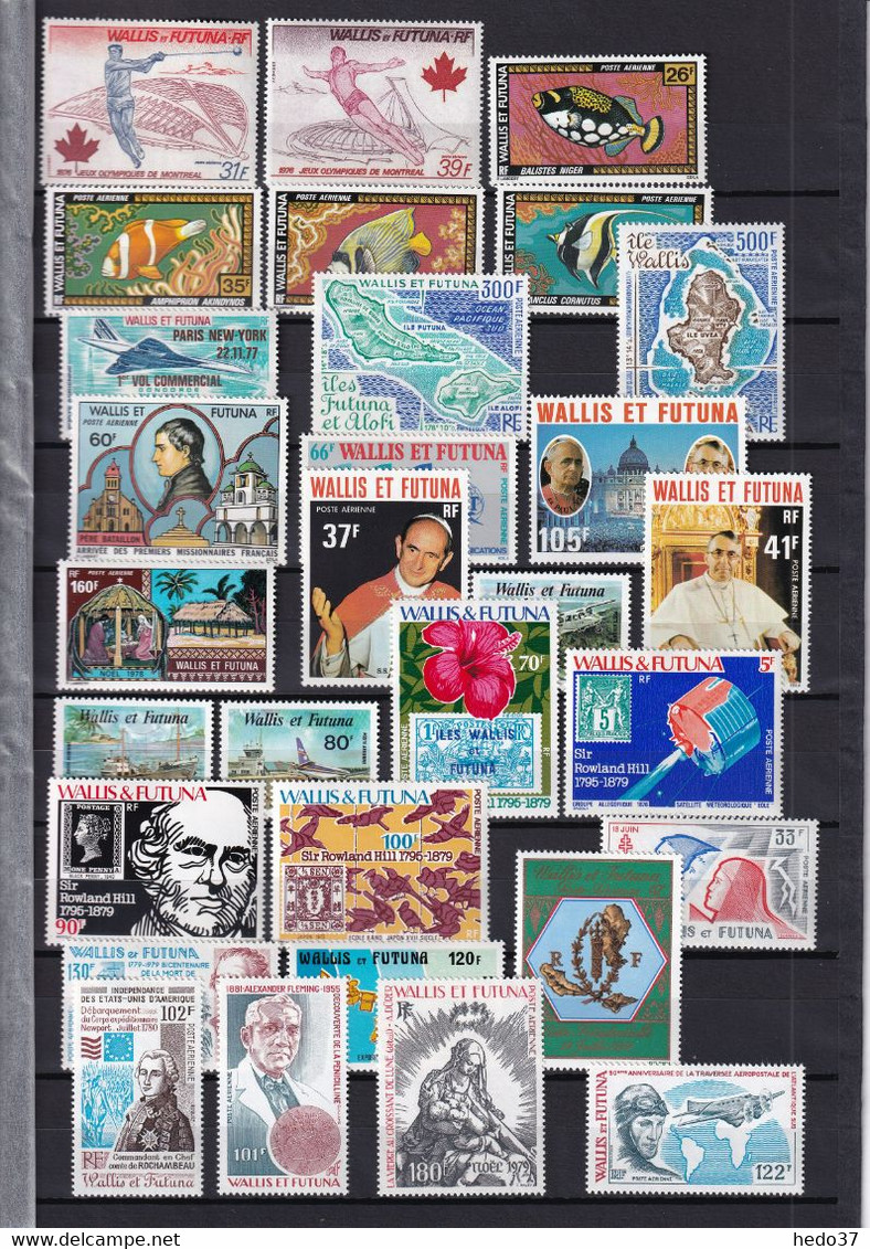 Wallis Et Futuna Poste Aérienne Entre N°1/125 - Timbres Neufs * Avec Charnière - TB - Collections, Lots & Séries