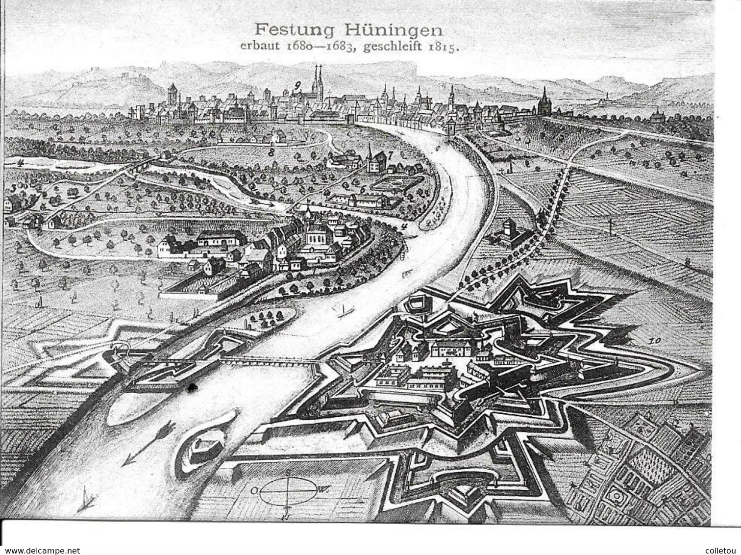 HUNINGEN Festung Erbaut 1680-1683 Geschleift 1815 (6) - Huningue