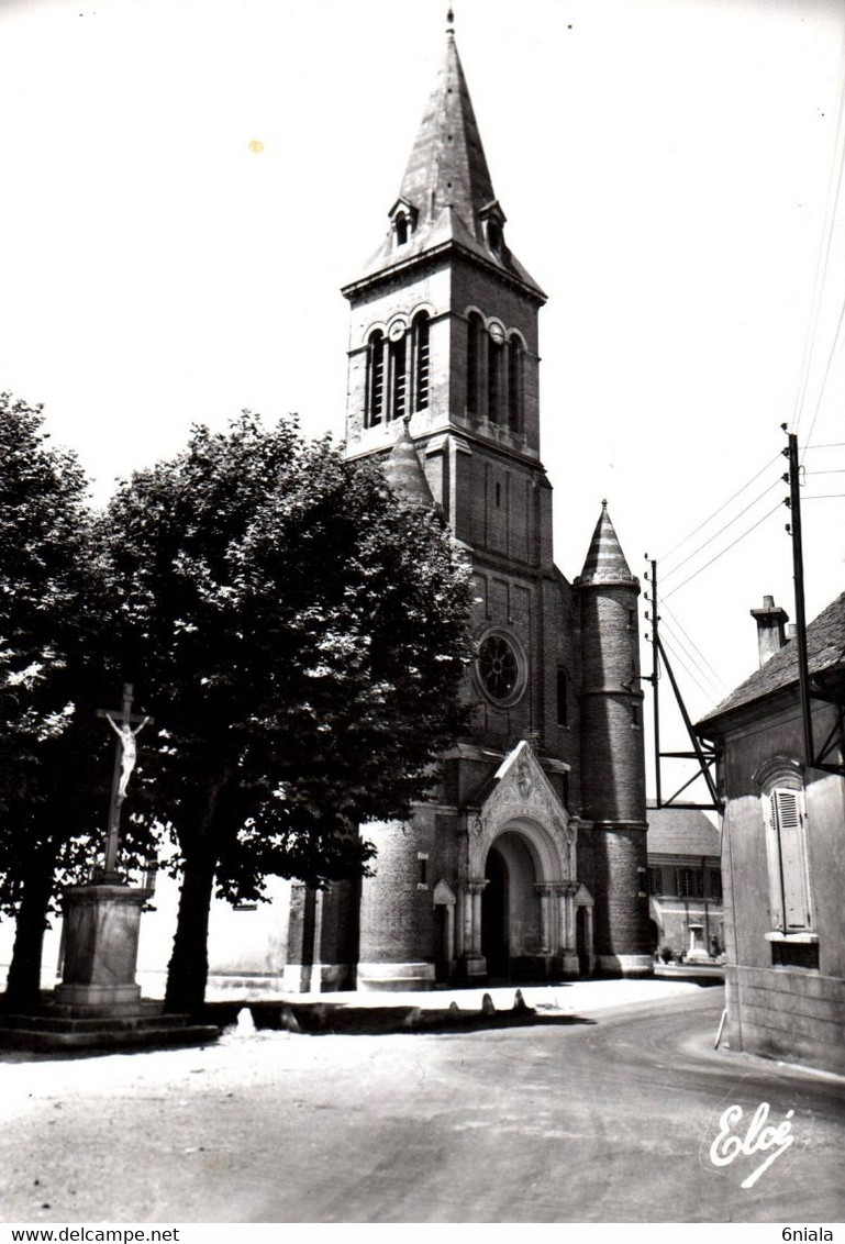 15418 OSSUN  L'Eglise Paroissiale Saint Blaise     (Recto-verso) 65 - Ossun