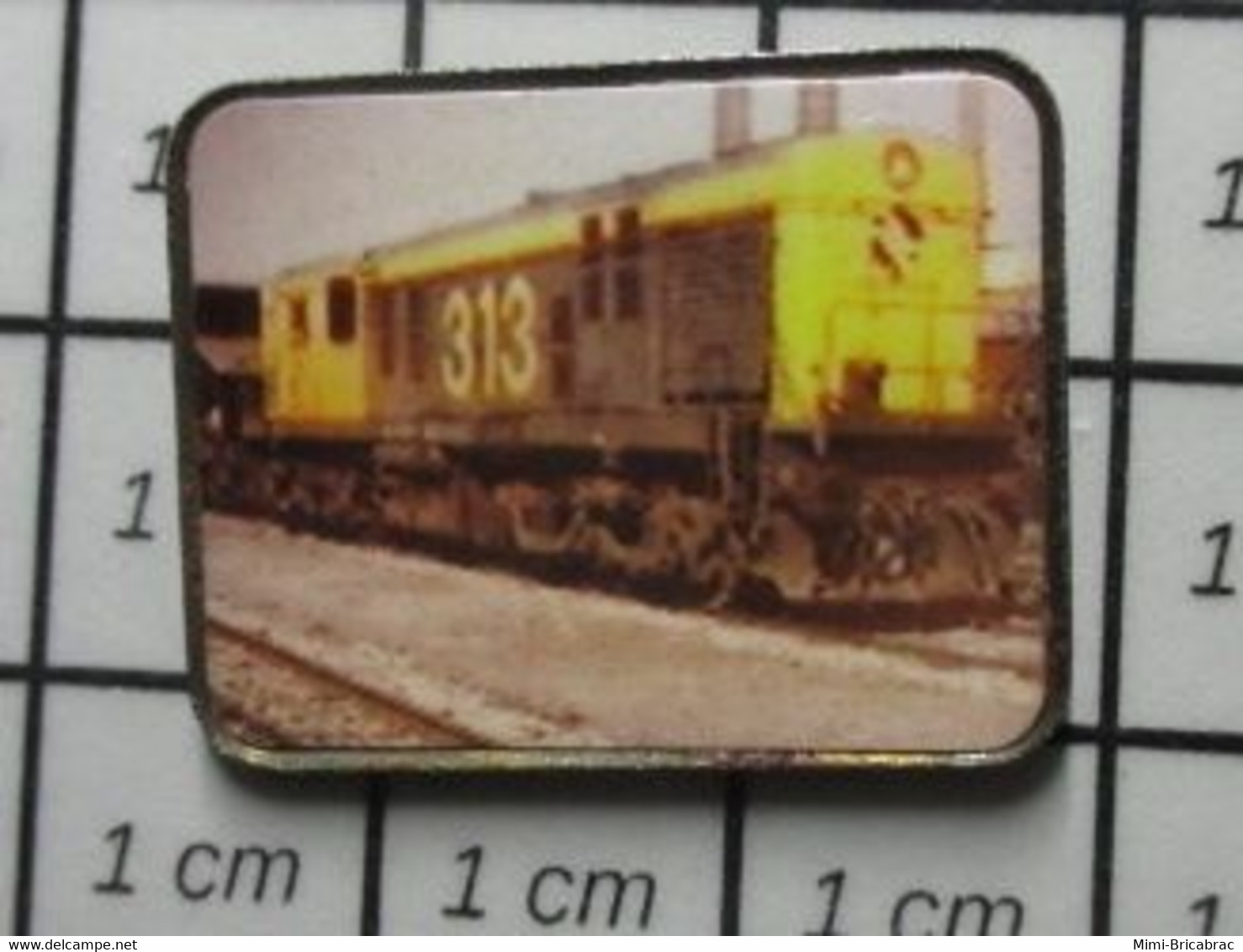 510b Pin's Pins / Beau Et Rare / TRANSPORTS / LOCOMOTIVE A IDENTIFIER PHOTO COULEUR - Transports