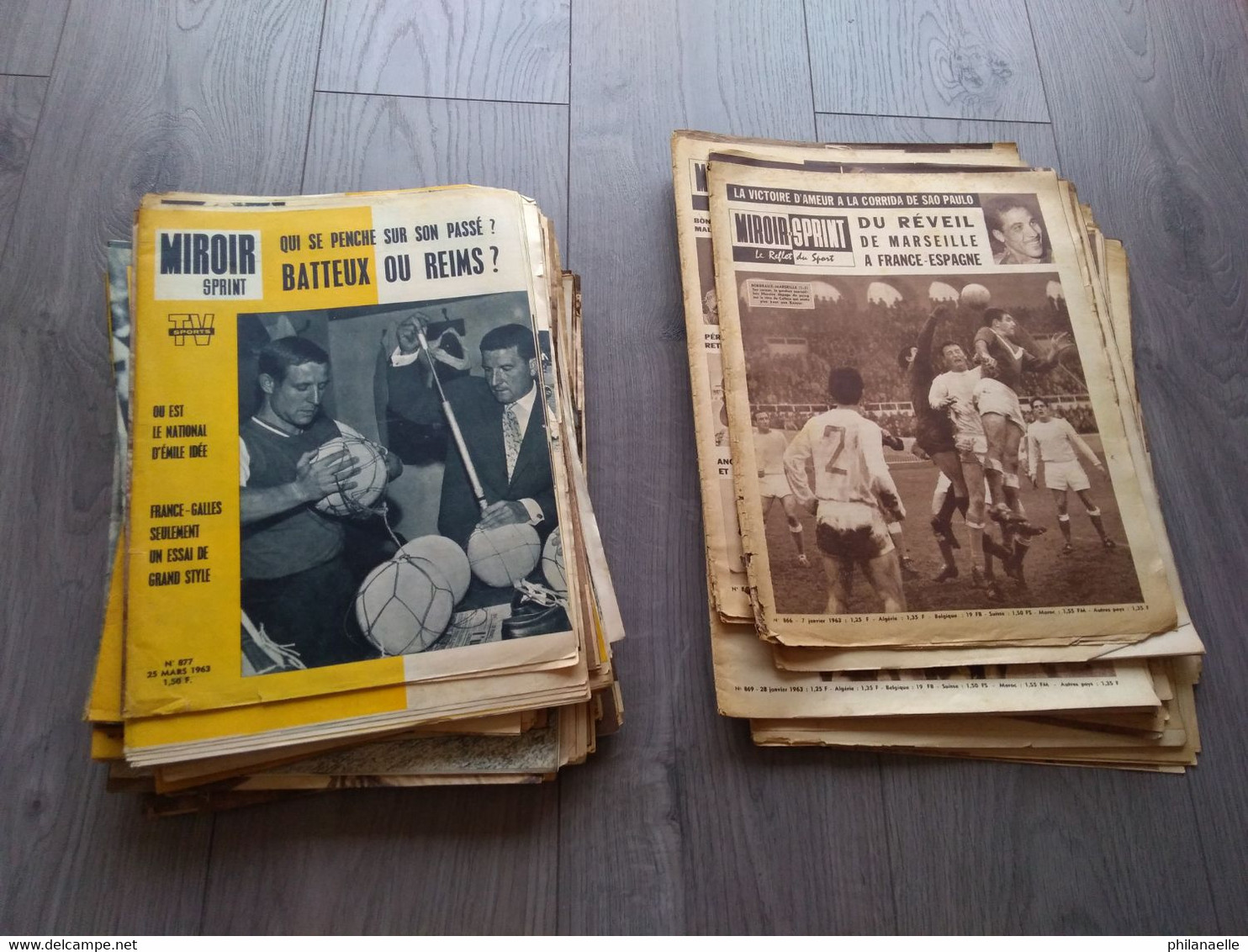 Lot 38 Numéros "miroir Des Sports" De 1963 - Lots De Plusieurs Livres