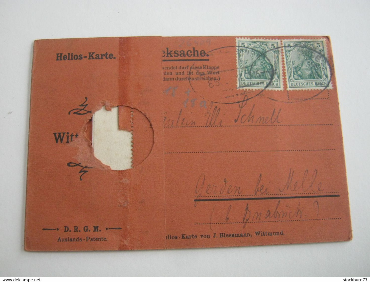 WITTMUND , Klappkarte Mit Leporello ,  Schöne  Karte Um 1909 - Wittmund