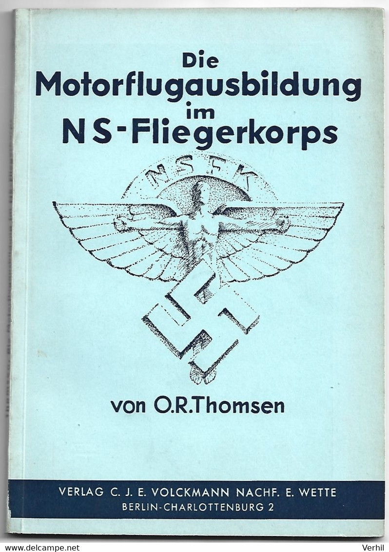 Motorflugausbildung NS Fliegerkorps Avion Allemande Luftwaffe 1938 - 5. Guerres Mondiales