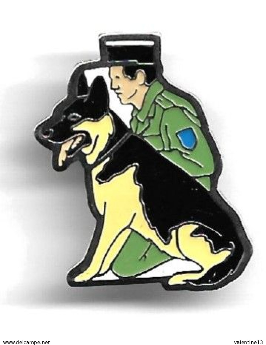 Ecusson PVC GENDARMERIE MAITRE DE CHIEN + Pin's Maitre De Chien - Police & Gendarmerie