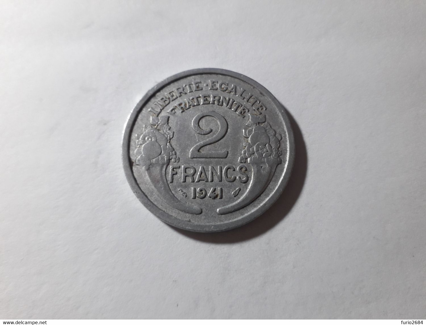 MIX2 FRANCIA 2 FRANCHI 1941 IN BB - 2 Francs