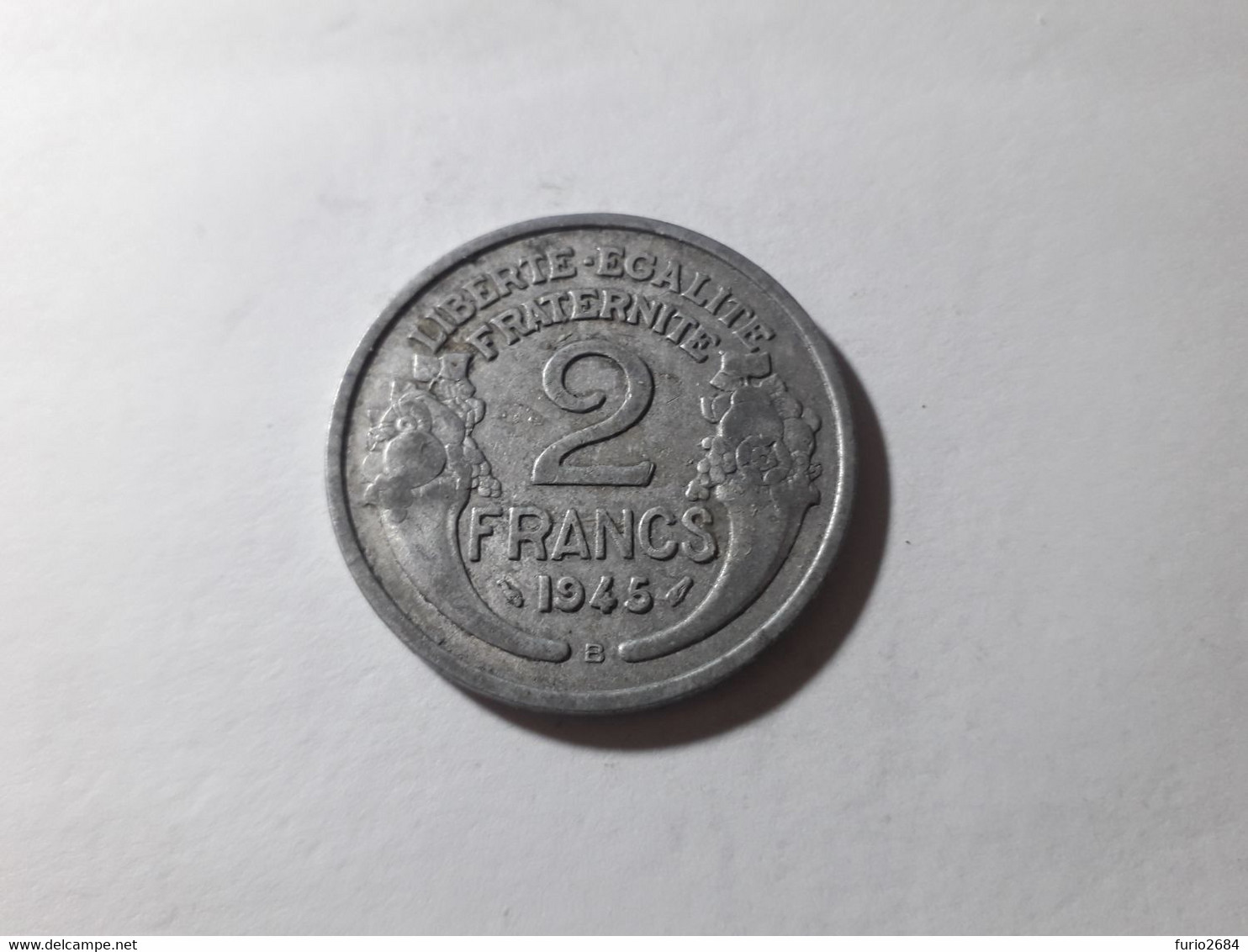 MIX2 FRANCIA 2 FRANCHI 1945 IN BB - 2 Francs
