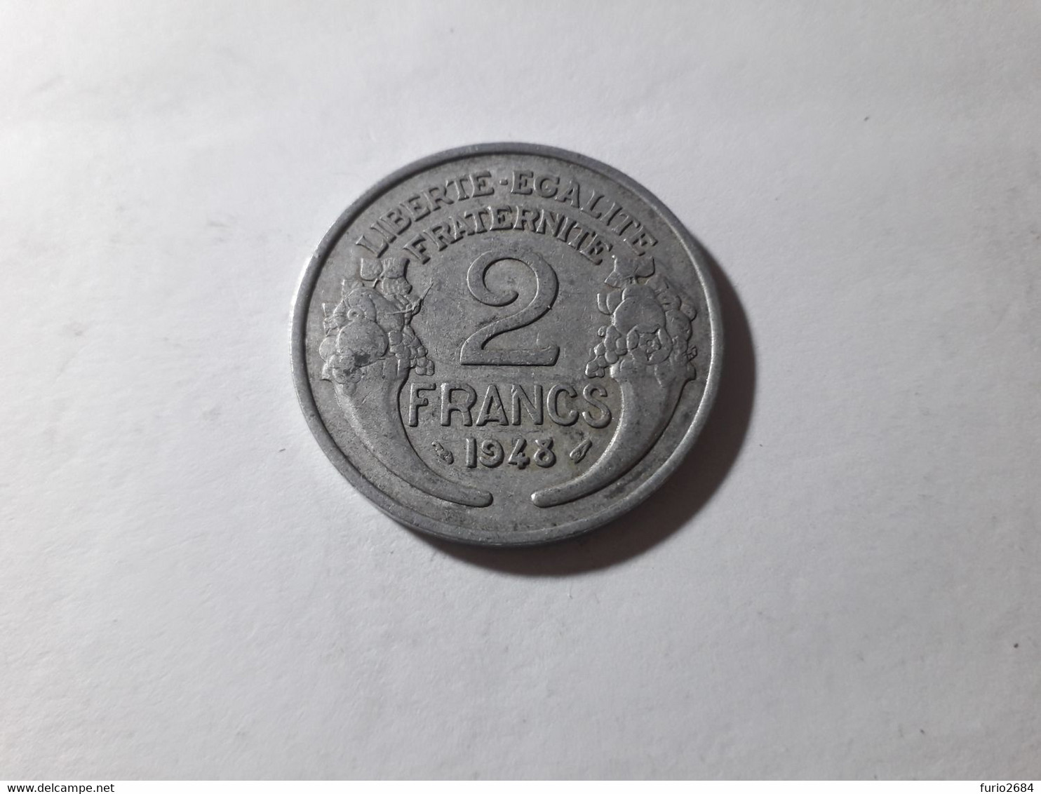 MIX2 FRANCIA 2 FRANCHI 1948 IN BB - 2 Francs