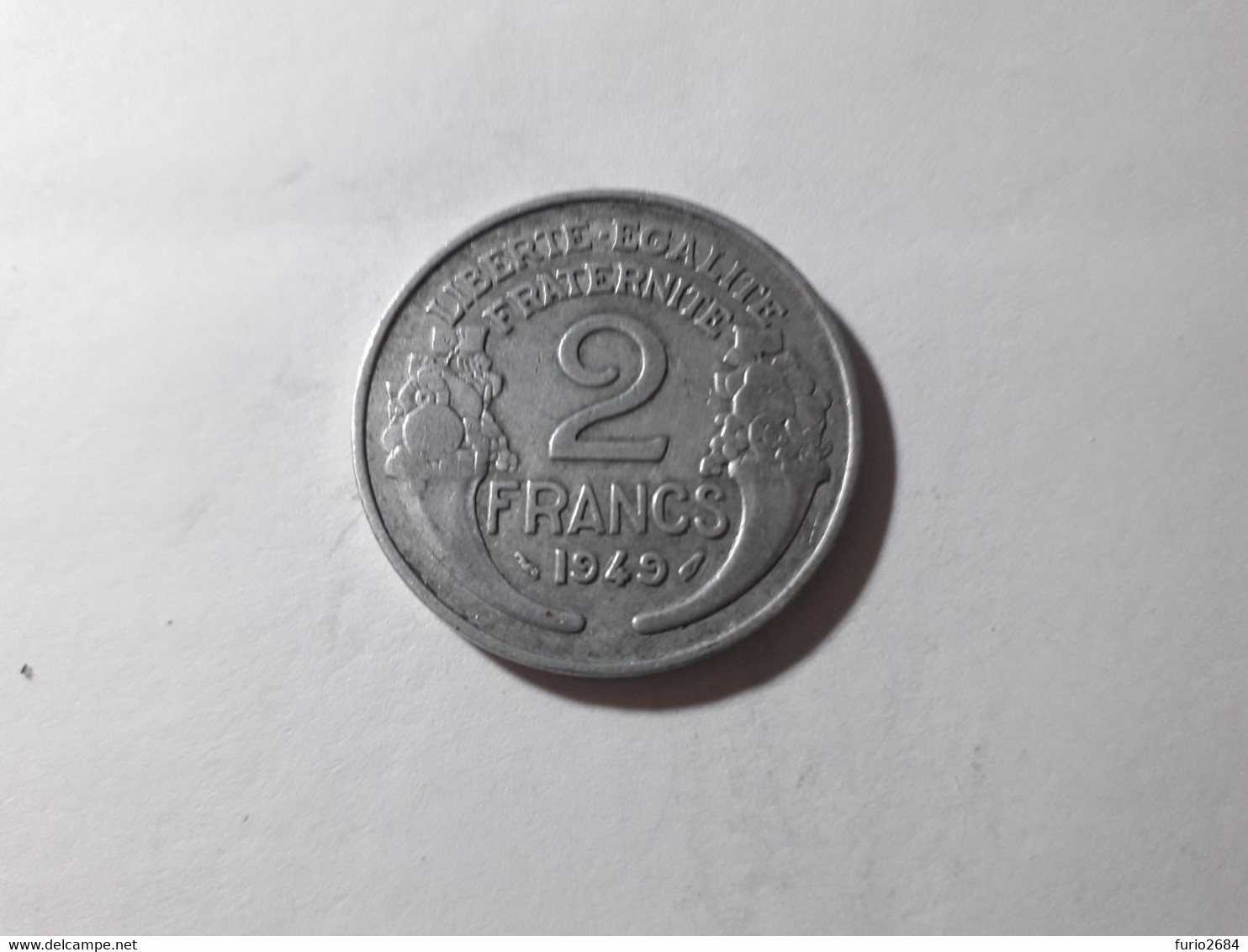 MIX2 FRANCIA 2 FRANCHI 1949 IN BB - 2 Francs