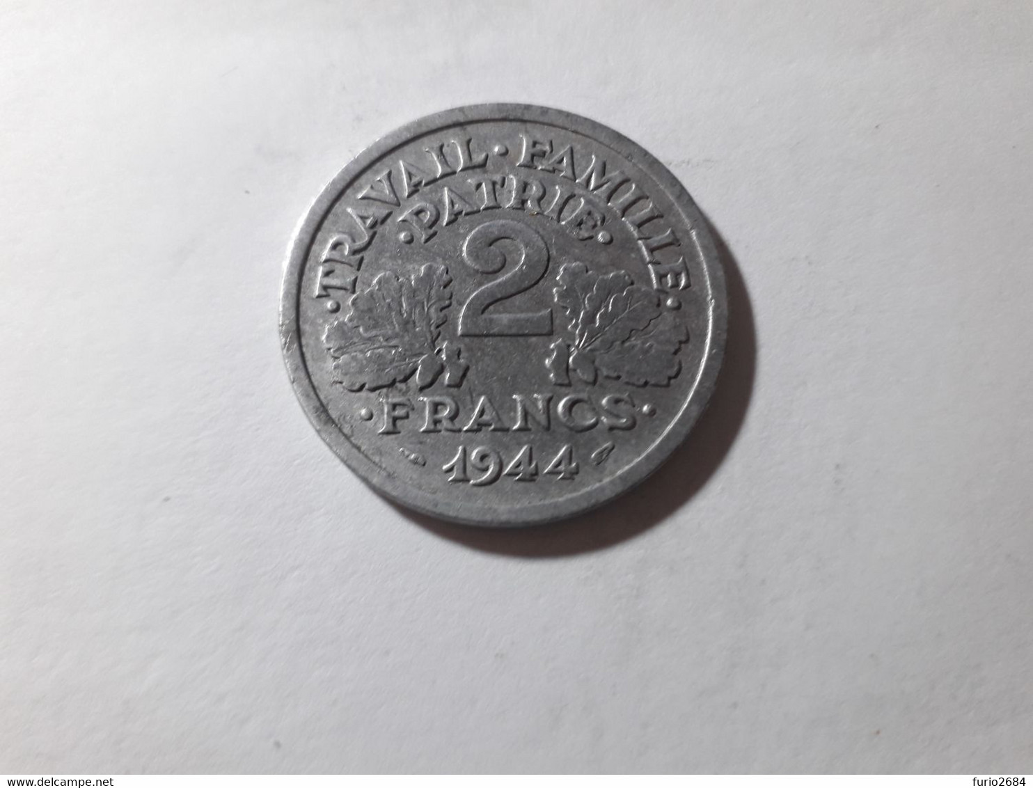 MIX2 FRANCIA 2 FRANCHI 1944 IN BB - 2 Francs