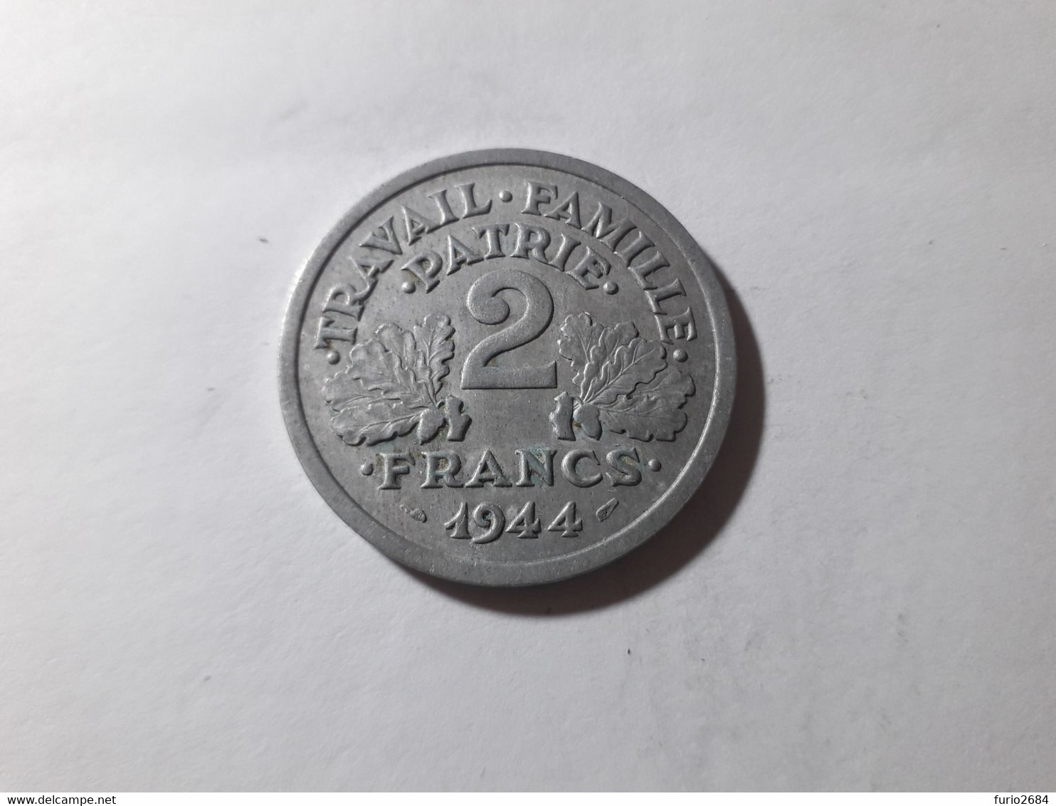 MIX2 FRANCIA 2 FRANCHI 1944 IN BB+ - 2 Francs
