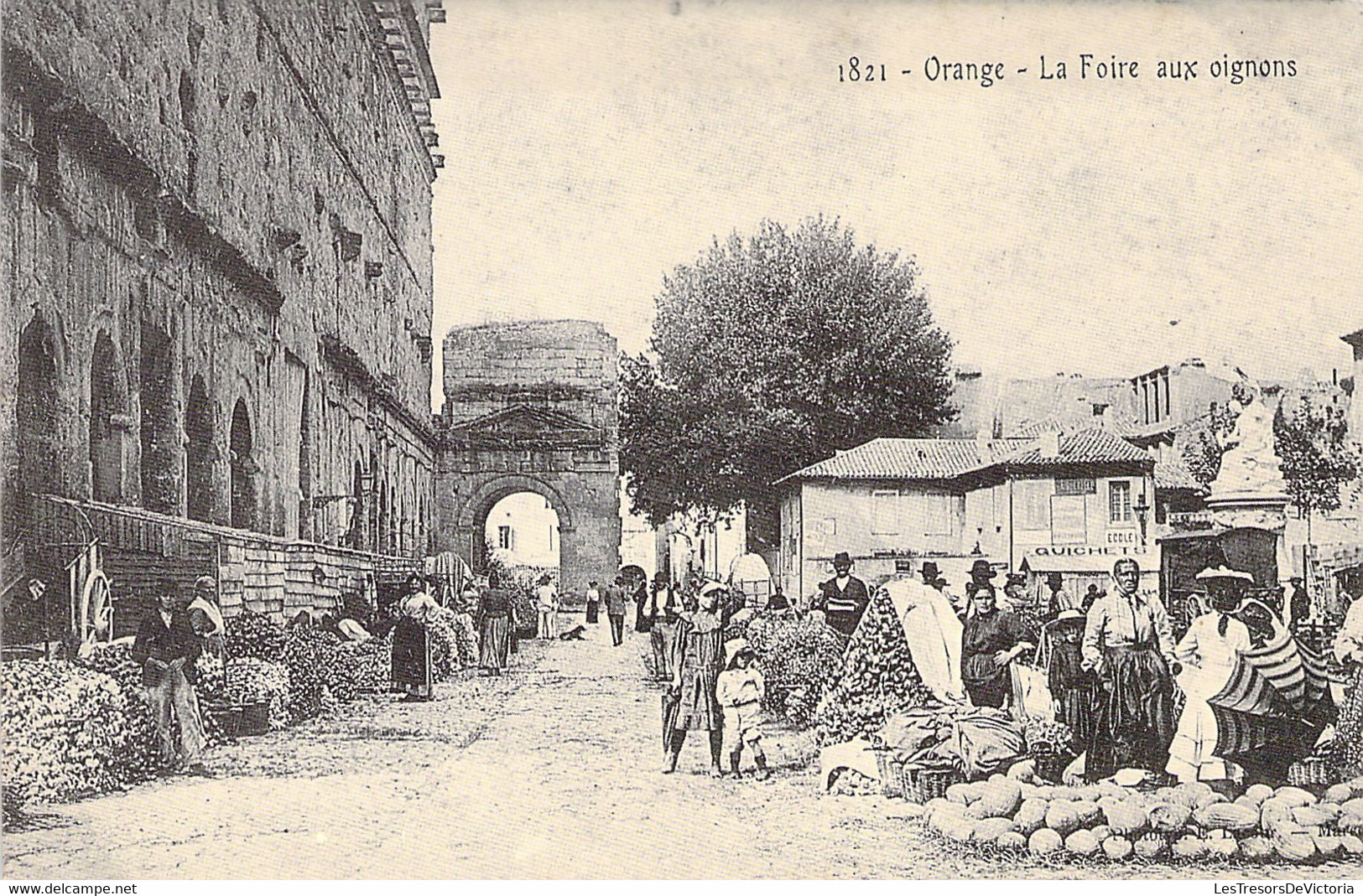 CPA - MARCHE - Commerce - 84 - ORANGE - La Foire Aux Oignons - Markets