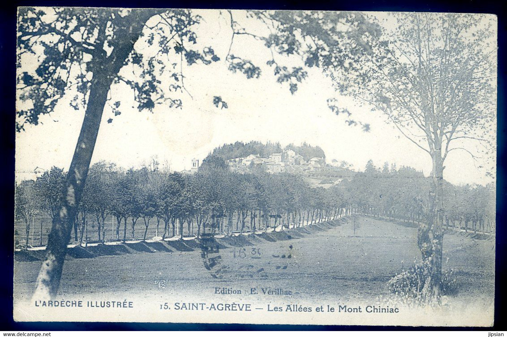 Cpa Du 07 Saint Agrève Les Allées Et Le Mont Chiniac  AOUT22-44 - Saint Agrève