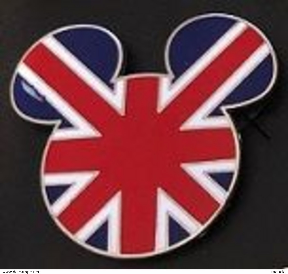 TETE DE MICKEY MOUSE - DRAPEAU ANGLAIS - ENGLAND - MAUS - SOURIS - OREILLES - WALT DISNEY - EGF - TOPOLINO -     (31) - Disney