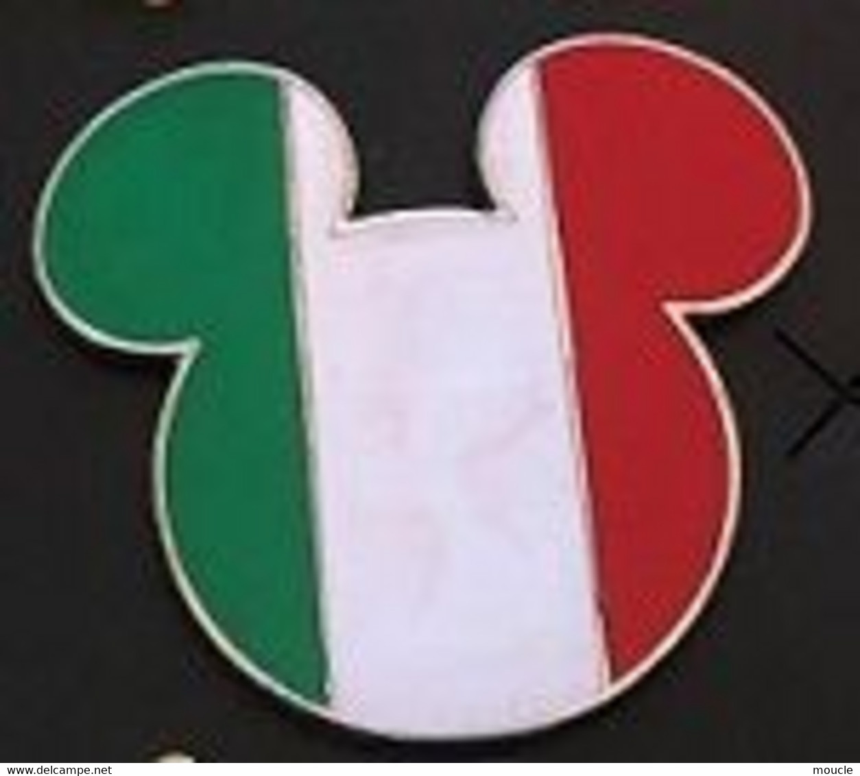 TETE DE MICKEY MOUSE - DRAPEAU ITALIEN - ITALIA - ITALIE - MAUS - SOURIS - OREILLES - WALT DISNEY - EGF - TOPOLINO -(31) - Disney