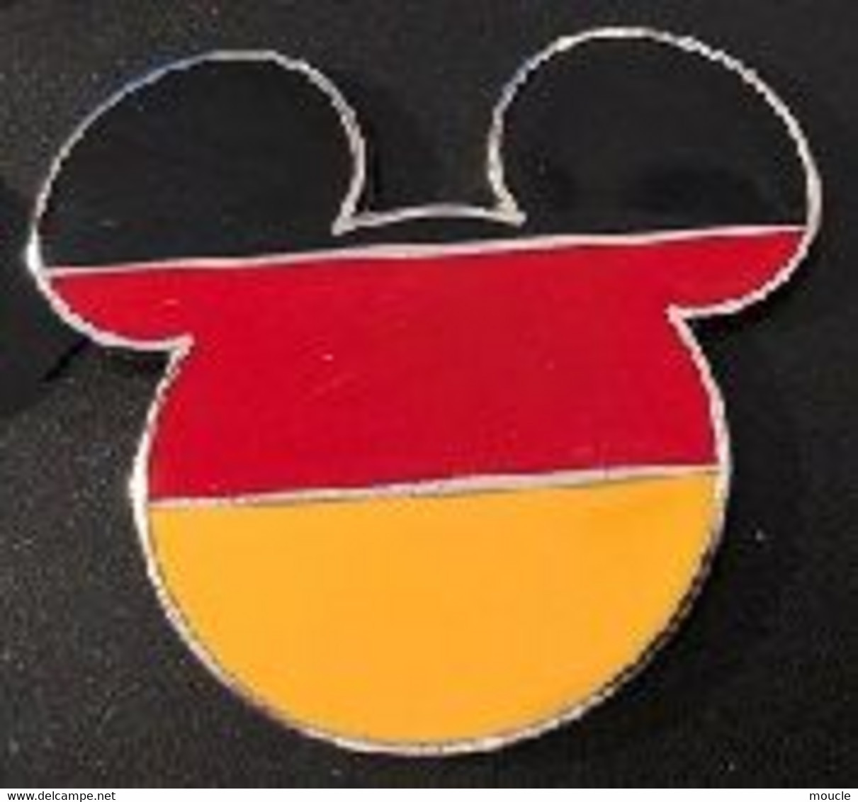 TETE DE MICKEY MOUSE - DRAPEAU ALLEMAND - ALLEMAGNE - MAUS - SOURIS - OREILLES - WALT DISNEY - EGF - TOPOLINO -(31) - Disney