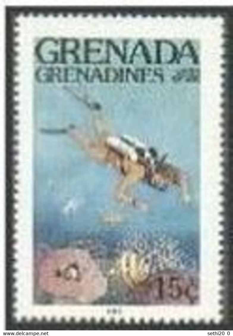 Grenade Grenadines  Plongée Scuba Diving   MNH - Plongée
