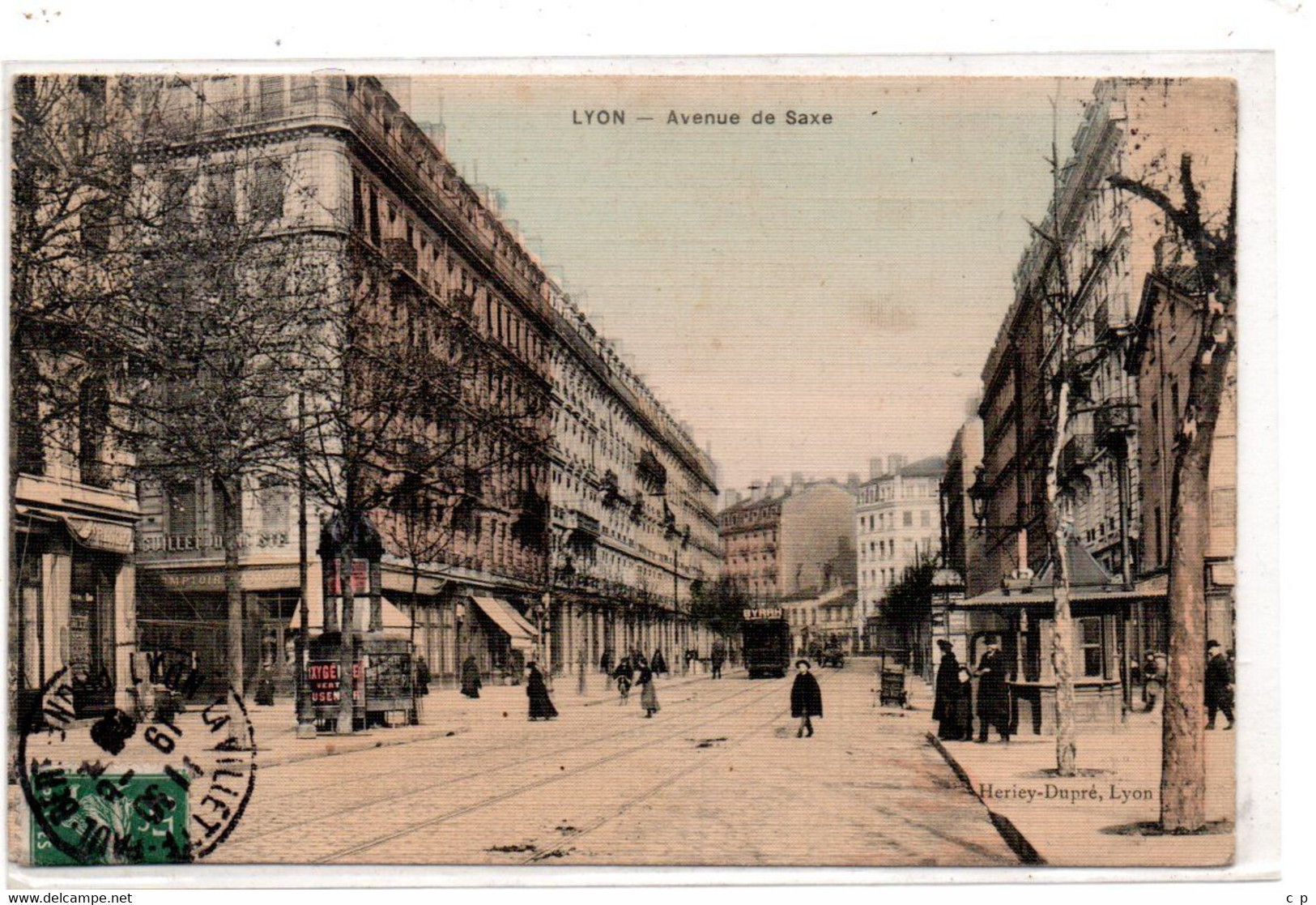 Lyon -  3 Eme - Avenue De Saxe  - Tramway - Carte Toilée    -  CPA ° Rn - Lyon 3