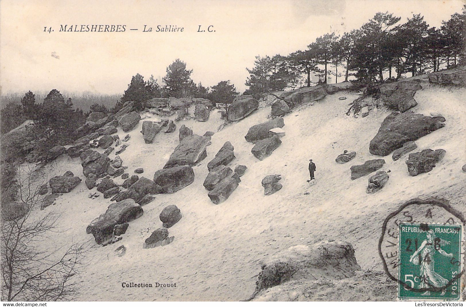 CPA - FRANCE - 45 - MALESHERBES - La Sablière - LC - Collection Drouot - Malesherbes