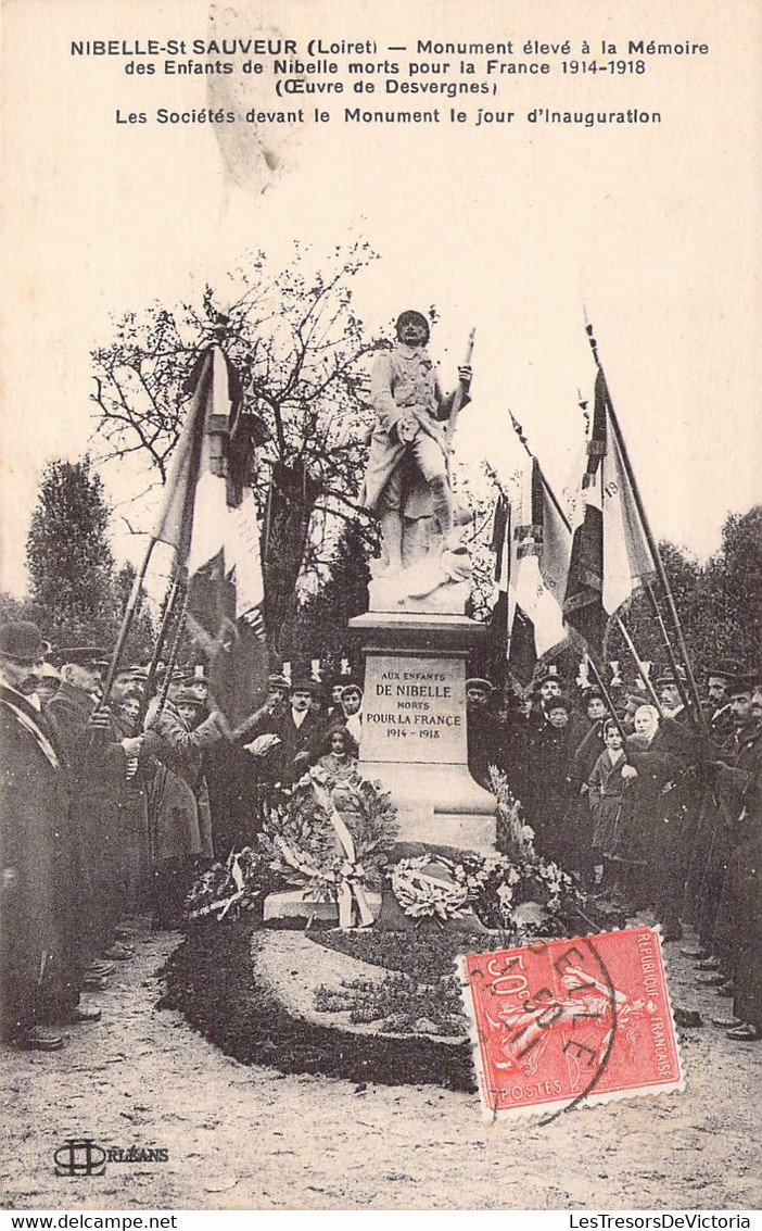 CPA - FRANCE - 45 - NIBELLE ST SAUVEUR - Monument élevé En La Mémomire Des Enfants De Nibelle Morts Pour La France 1914 - Altri & Non Classificati