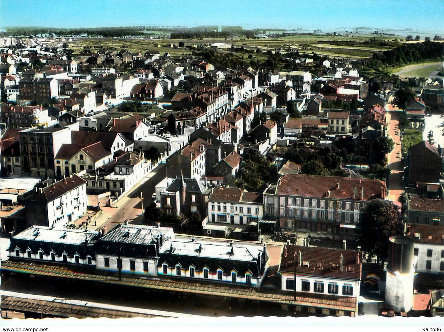 Jarny * Vue Aérienne Sur Le Quartier De La Gare * Ligne Chemin De Fer - Jarny