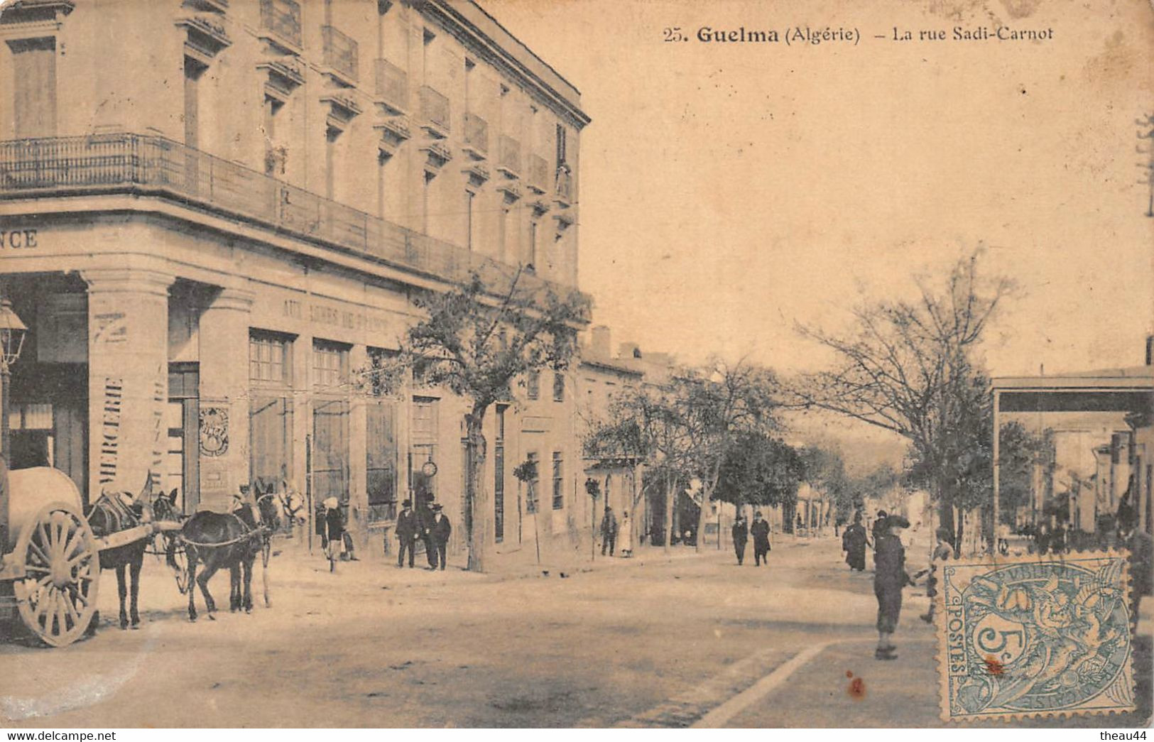 ¤¤   -   ALGERIE  -   GUELMA    -   La Rue Sadi-Carnot    -   ¤¤ - Guelma