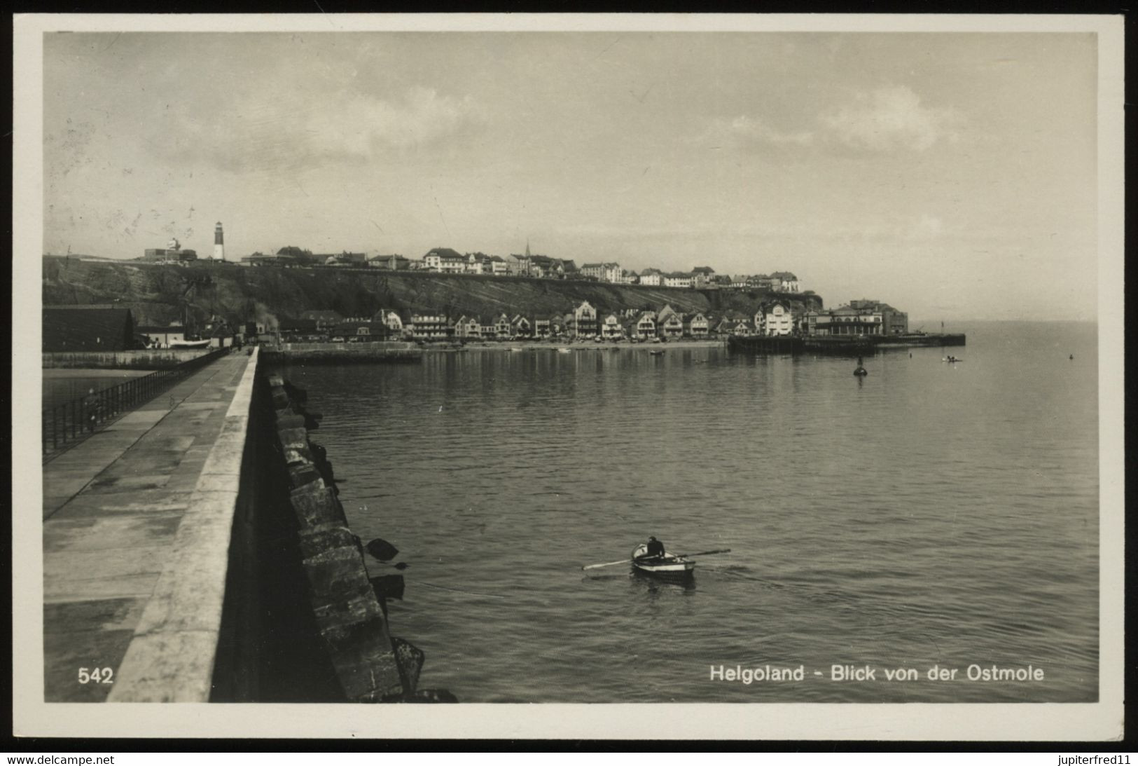 (B8485) AK Helgoland, Blick Von Der Ostmole 1936 - Helgoland