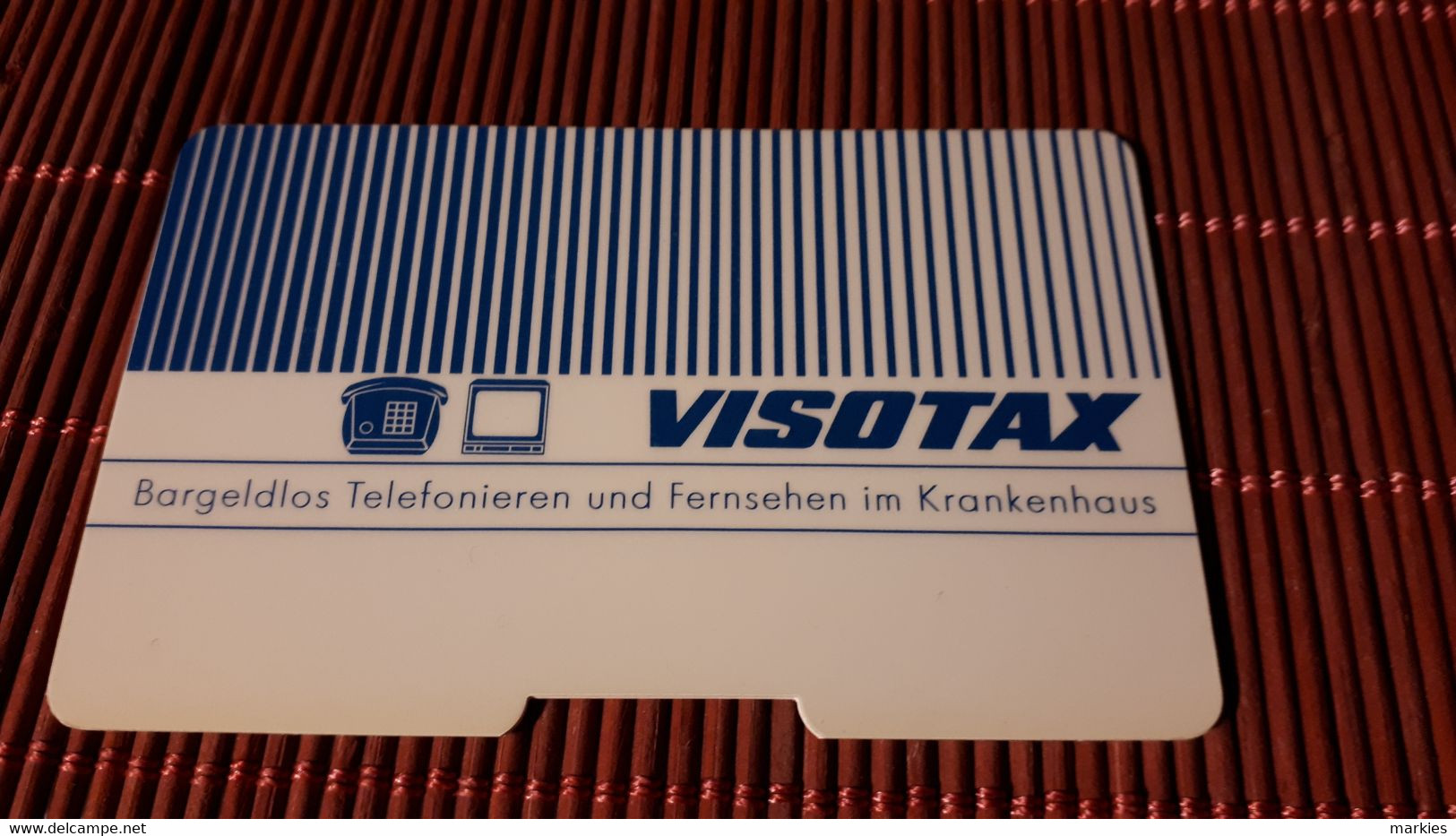 Visotax Card Germany 2 Scans Rare ! - Herkunft Unbekannt