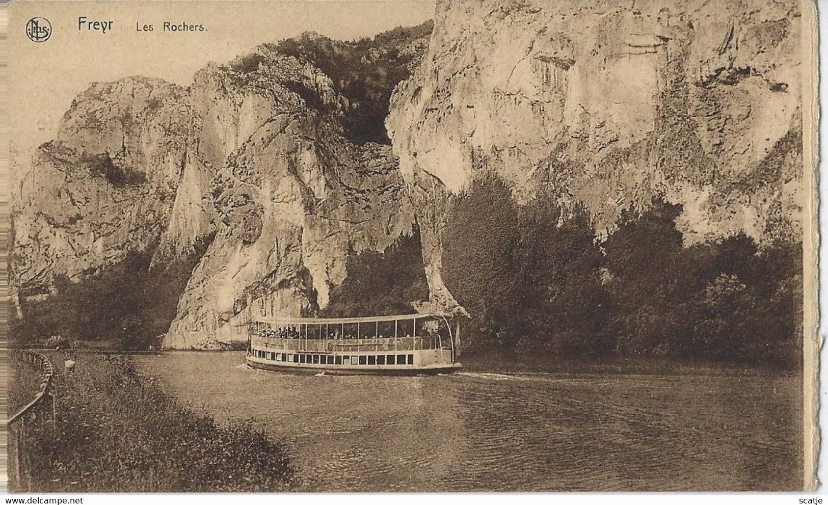 Freyr   -   Les Rochers.   -   Reklame   1929 - Hastière