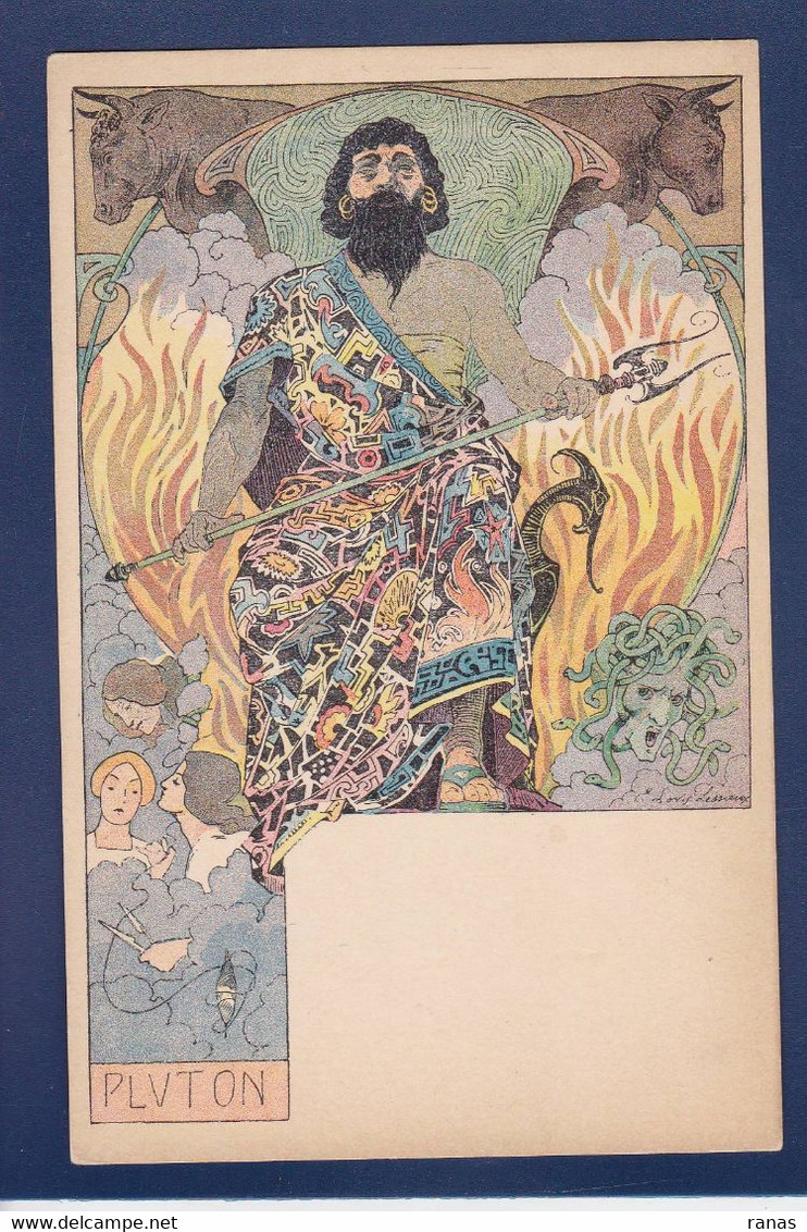 CPA Lessieux Louis Art Nouveau Femme Woman Non Circulé - Lessieux