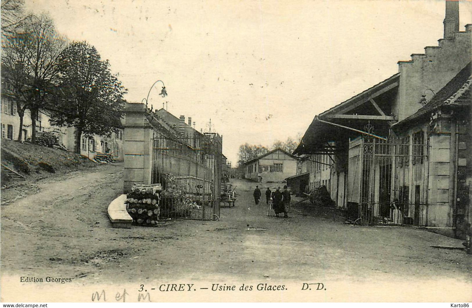 Cirey * Route Et Usine De Glaces * Industrie - Cirey Sur Vezouze