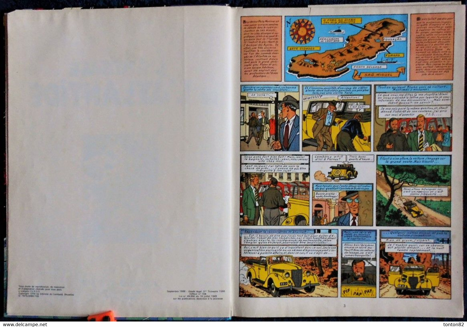 Edgar. P. Jacobs - L' énigme De L'Atlantide - Une Histoire Du Journal Tintin - ( 1970 ) . - Blake Et Mortimer