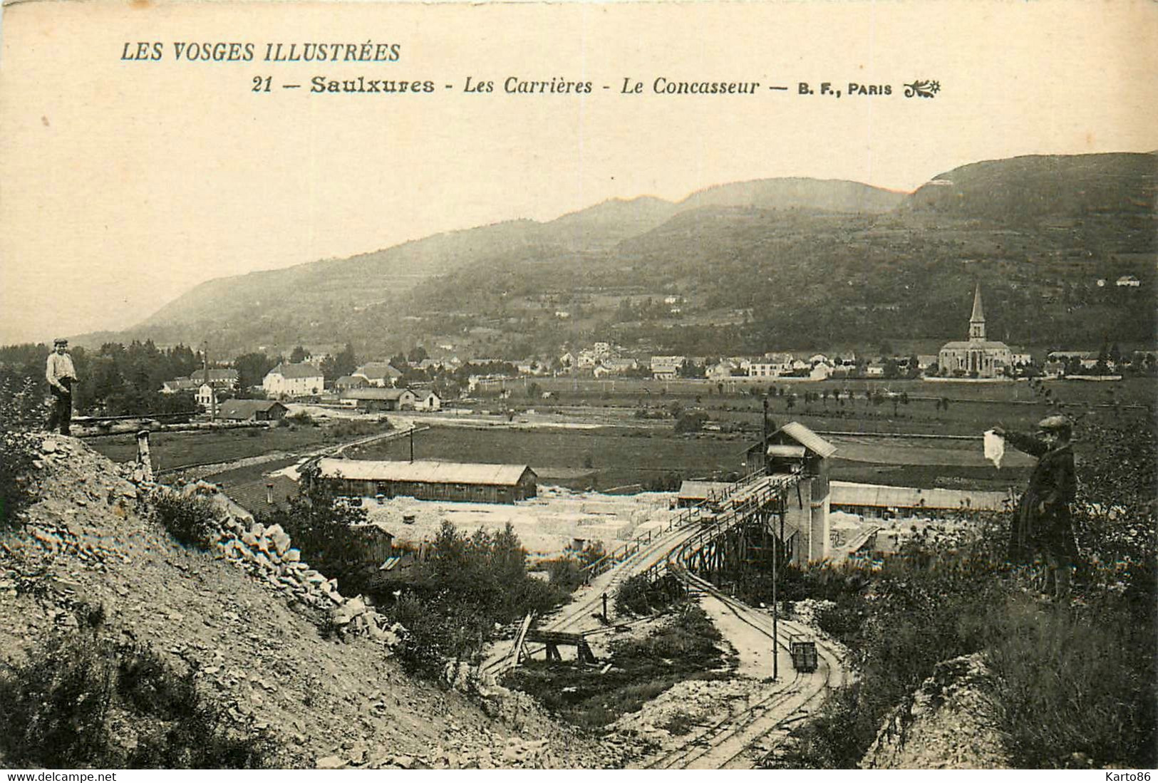 Saulxures * Vue Sur Les Carrières * Le Concasseur * Mine Mines - Saulxures Sur Moselotte