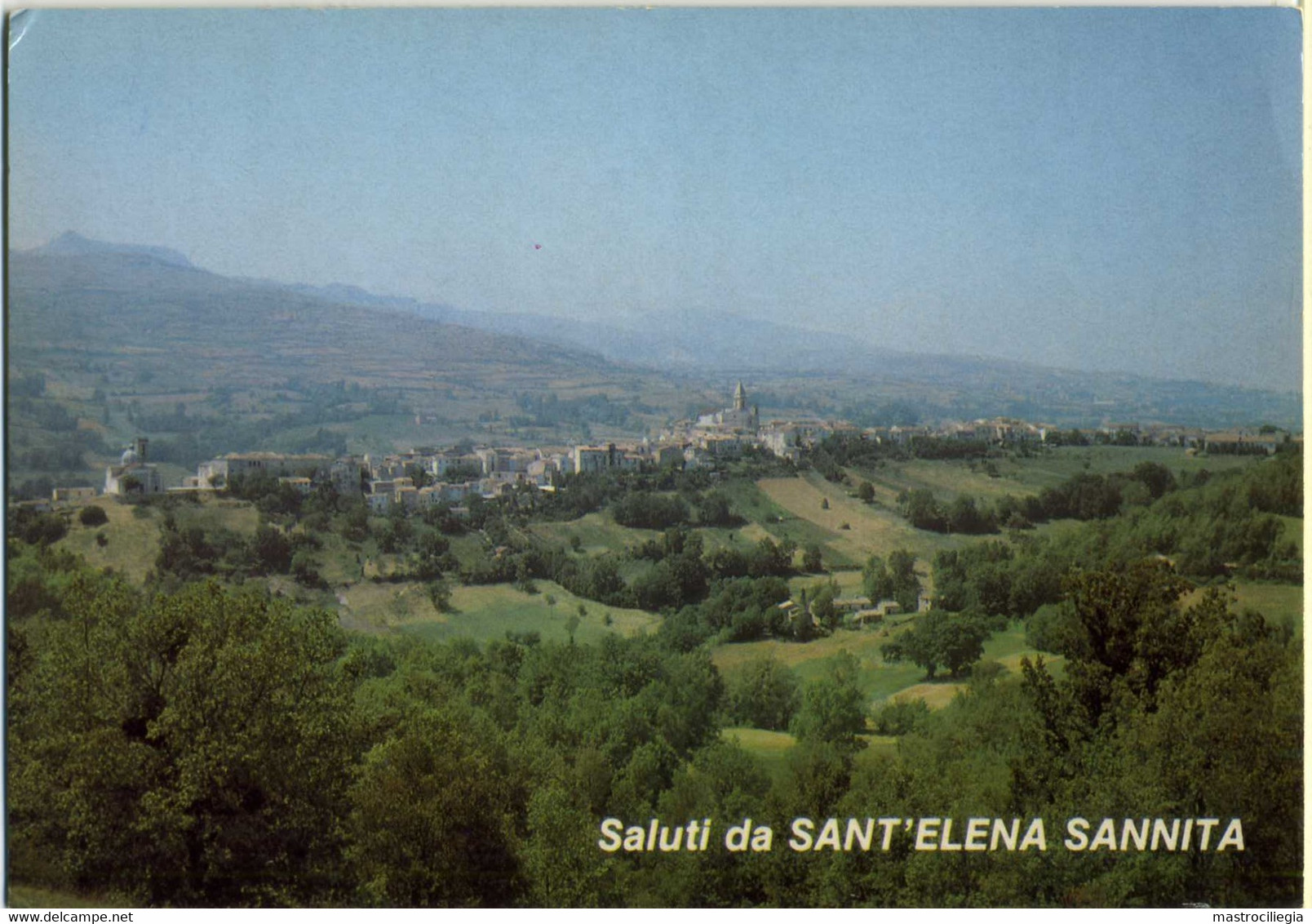 S. SANT'ELENA SANNITA  ISERNIA  Saluti Da.. Panorama - Isernia