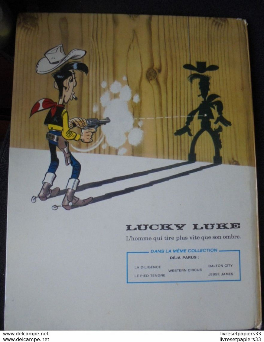 Lucky Luke LA DILIGENCE - Dessins De Morris Scénario De Goscinny - Dargaud Editeur  1970 - Lucky Luke